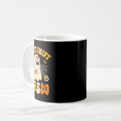 Night Shift Crew Ghost Halloween Nurse Funny Kaffeetasse (Vorderseite Links)
