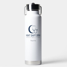 Night Shift Crew Nurse Stethoscope Moon Custom