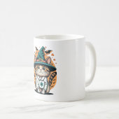 Night Shift Feline One Spooky Nurse Cat Kaffeetasse (VorderseiteRechts)