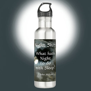 Night Shift Full Moon Night Angebot individuell ei Edelstahlflasche