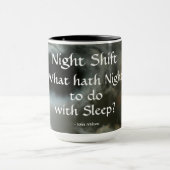 Night Shift Full Moon Night Angebot individuell ei Tasse (Zentrum)