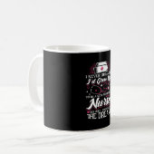 Night Shift Nurse, aber hier lebe ich Kaffeetasse (Vorderseite Links)
