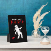 Night Shift Nurse Funny Halloween Klassischer T - Fotoplatte (Seite)