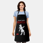 Night Shift Nurse Funny Halloween Klassischer T -  Schürze (Getragen)