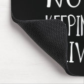 Night Shift Nurse Funny Nursing Hostal Funny Rn Qu Mousepad (Ecke)