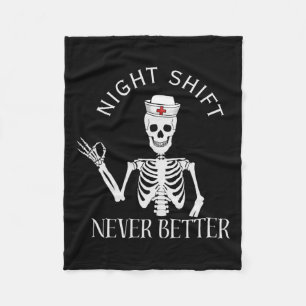 Night Shift Nurse Icu Rn Er Cvicu Nicu Ed Np Hallo Fleecedecke