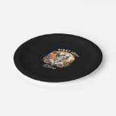 Night Shift Nurse Mummy Halloween Gesundheitsflora Pappteller (Schrägansicht)