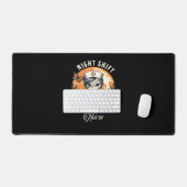 Night Shift Nurse Mummy Halloween Gesundheitsflora Schreibtischunterlage (Tastatur & Maus)