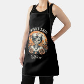 Night Shift Nurse Mummy Halloween Gesundheitsflora Schürze (InSitu)
