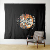 Night Shift Nurse Mummy Halloween Gesundheitsflora Wandteppich (Beispiel (Horizontal))