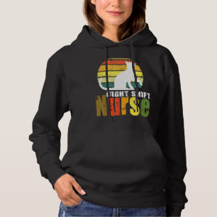 Night Shift Nurse Nurse Sleep Ganztägige Krankenve Hoodie