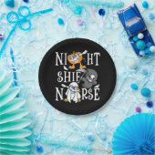 Night Shift Nurse Pappteller (Party)