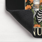 Night Shift Nurse Skeleton Halloween Rn Nurses Wom Mousepad (Ecke)