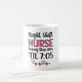 Night Shift Nurse Week Night Shift Nursing Funny F Kaffeetasse (Mittel)
