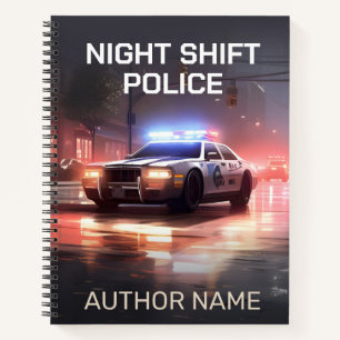 Night Shift Police Book Cover Inspiration Notebook Notizblock