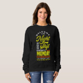 Night Shift Worker Nurse Overnight Sweatshirt (Vorne ganz)