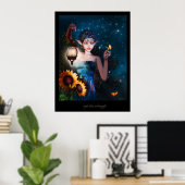 Night Skies and Butterflys Poster (Heimbüro)