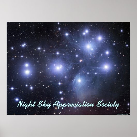 Night Sky Appreciating Society - Poster (Vorne)