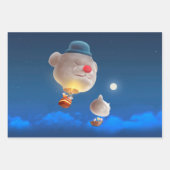 Night Sky Balloon Adventure Geschenkpapier Set (Vorderseite)