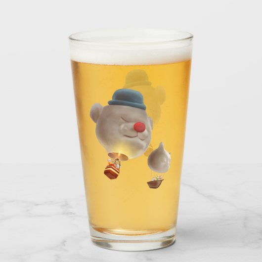 Night Sky Balloon Adventure Glas (Vorne (Gefüllt))