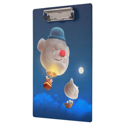 Night Sky Balloon Adventure Klemmbrett (Links)