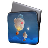 Night Sky Balloon Adventure Laptopschutzhülle (Vorderseite Links)