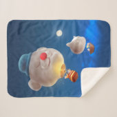 Night Sky Balloon Adventure Sherpadecke (Vorderseite (Horizontal))