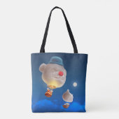 Night Sky Balloon Adventure Tasche (Rückseite)