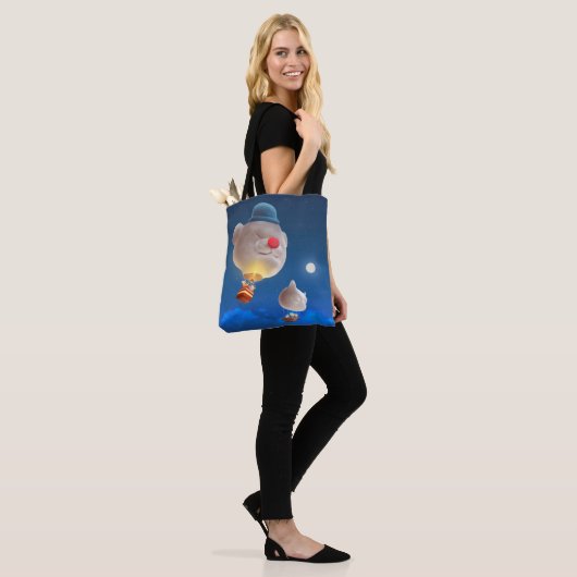 Night Sky Balloon Adventure Tasche (Am Model)