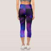 Night Sky Blue Sapphire Capri Leggings (Rückseite)