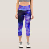 Night Sky Blue Sapphire Capri Leggings (Vorderseite)