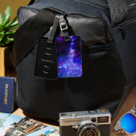 Night Sky Blue Sapphire Gepäcktag Gepäckanhänger