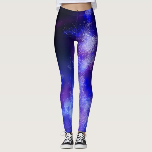 Night Sky Blue Sapphire Leggings (Vorderseite)