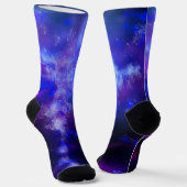 Night Sky Blue Sapphire Nachhaltige Crew Sock Socken (Gewinkelt)