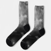 Night Sky Blue Sapphire Nachhaltige Crew Sock Socken (Linkes Detail)