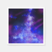 Night Sky Blue Sapphire Napkin Serviette (Vorderseite)