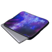Night Sky Blue Sapphire Notebook-Bag Laptopschutzhülle (Vorne Knopf)