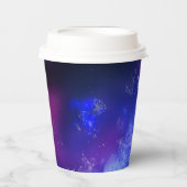 Night Sky Blue Sapphire Pappbecher (Vorderseite)