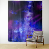 Night Sky Blue Sapphire Wandteppich (Beispiel)