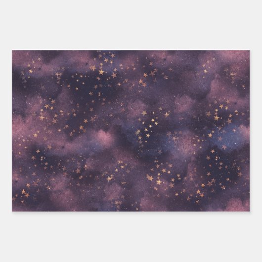 Night Sky Bundle (3) Geschenkpapier Set (Vorderseite 2)