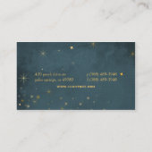 Night Sky Business Cards Visitenkarte (Rückseite)