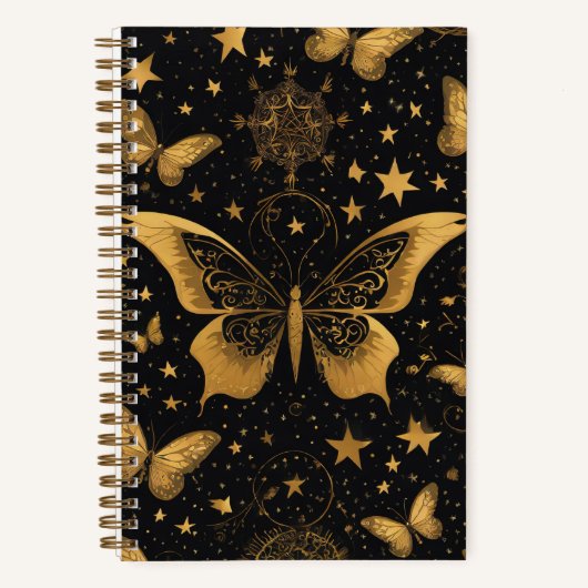"Night Sky Butterfly" Journal Notizblock (Vorderseite)