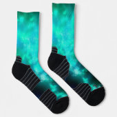 Night Sky Emerald Athletic Crew Sock Socken (Rechts)