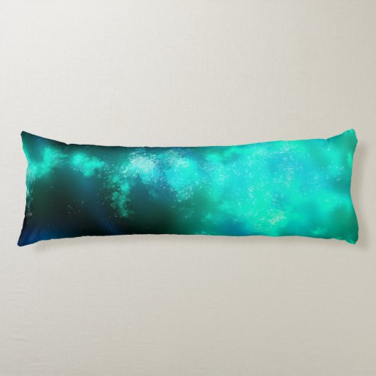 Night Sky Emerald Body Kissen (Vorderseite)