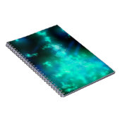Night Sky Emerald Dance Notebook Notizblock (Rechte Seite)