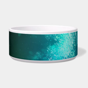 Night Sky Emerald Green Keramik Pet Bowl Napf