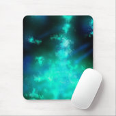Night Sky Emerald Green Mouse Pad Mousepad (Mit Mouse)