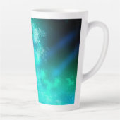 Night Sky Emerald Latte Tasse (Rechts)