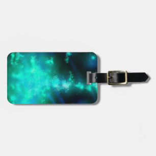 Night Sky Emerald Luggage Tag Gepäckanhänger