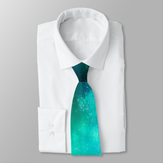 Night Sky Emerald Neck Tie Krawatte (Gebunden)